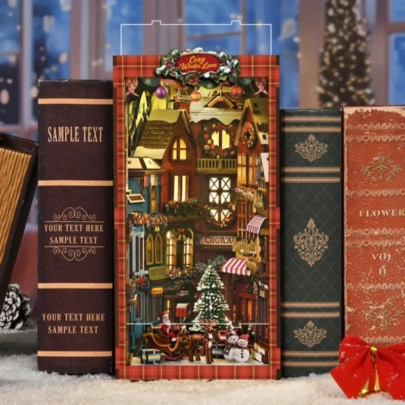Book Nook - La Ruelle de Noël · book nook · Nookora