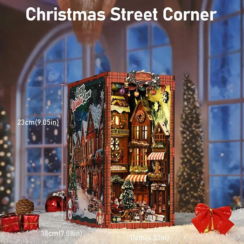 Book Nook - La Ruelle de Noël · book nook · Nookora