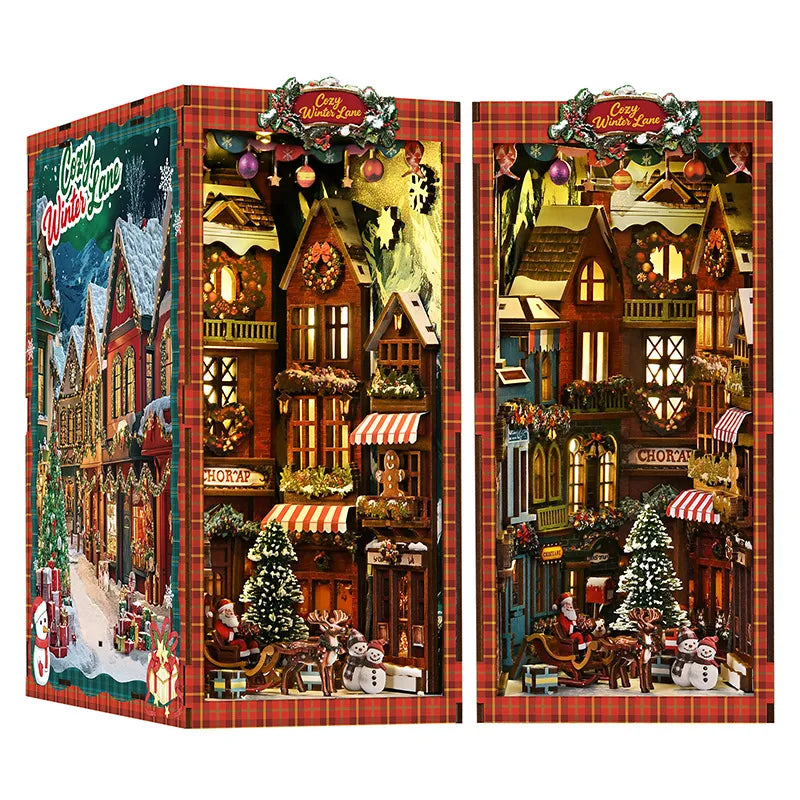 Book Nook - La Ruelle de Noël · book nook · Nookora