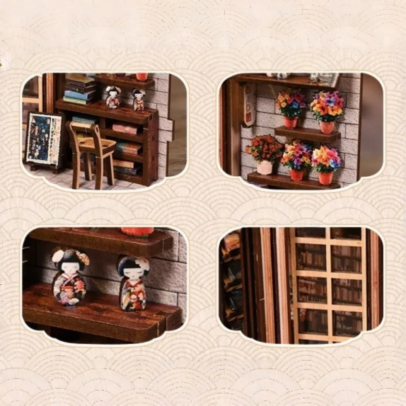 Book Nook - La Ruelle qui Attend le Chat · book nook · Nookora