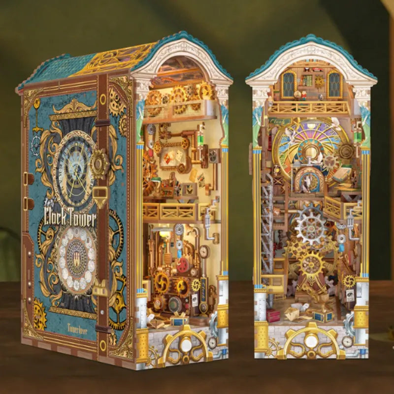 La Tour de l'Horloge · kit book nook amour, asie · Nookora atelier français