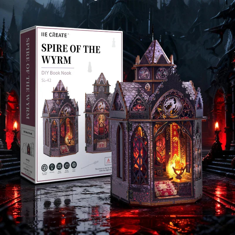 Book Nook - La Tour du Wyrm · Fourth Wing · book nook · Nookora