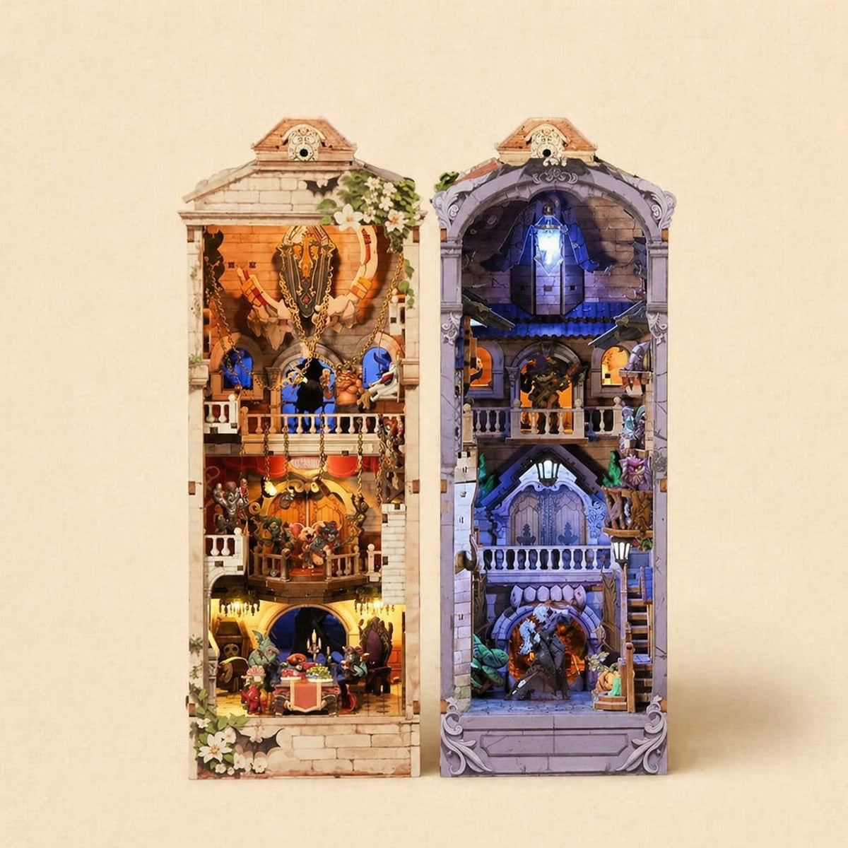 Book Nook - Le Carnaval des Monstres · book nook fantasy · packshot premium · Nookora