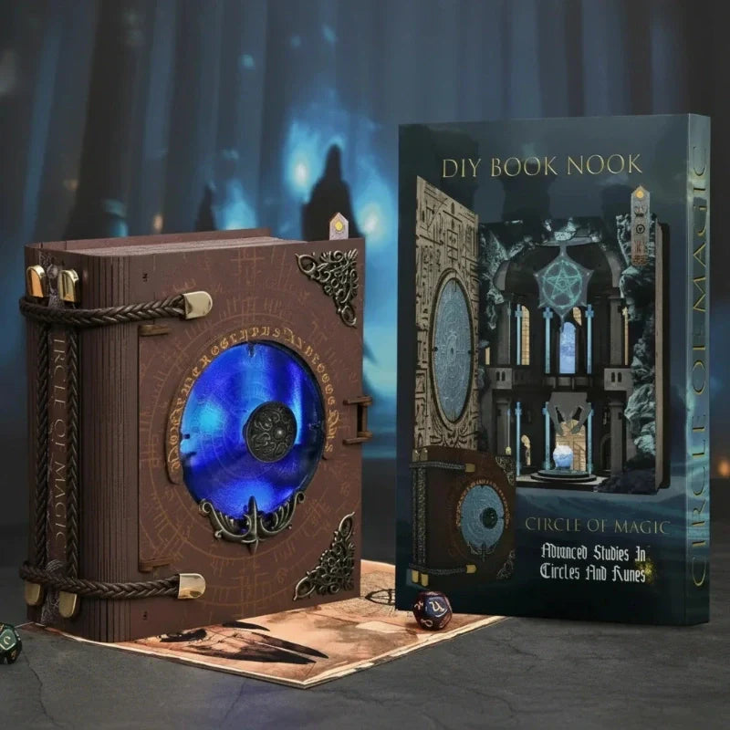 Le Cercle Magique · kit book nook harry-potter-style, magic · Nookora atelier français
