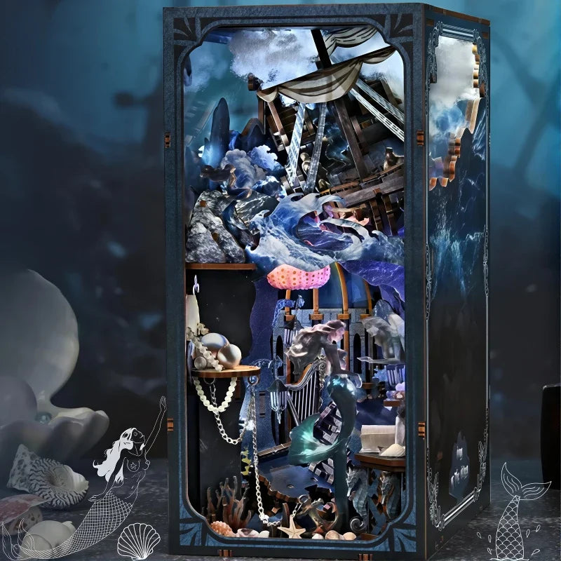 Le Chant des Sirènes · book nook amour, asie miniature à construire · Nookora