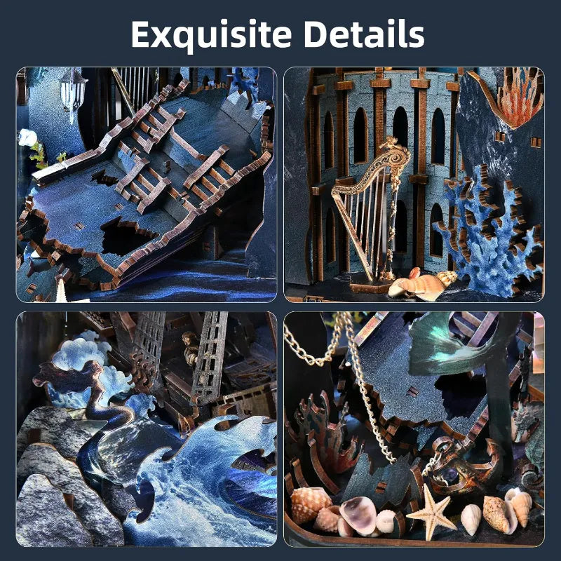 Book Nook - Le Chant des Sirènes · book nook · Nookora