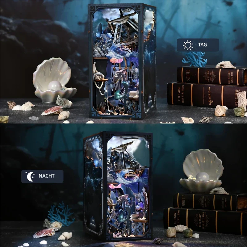 Le Chant des Sirènes · kit book nook amour, asie · Nookora atelier français