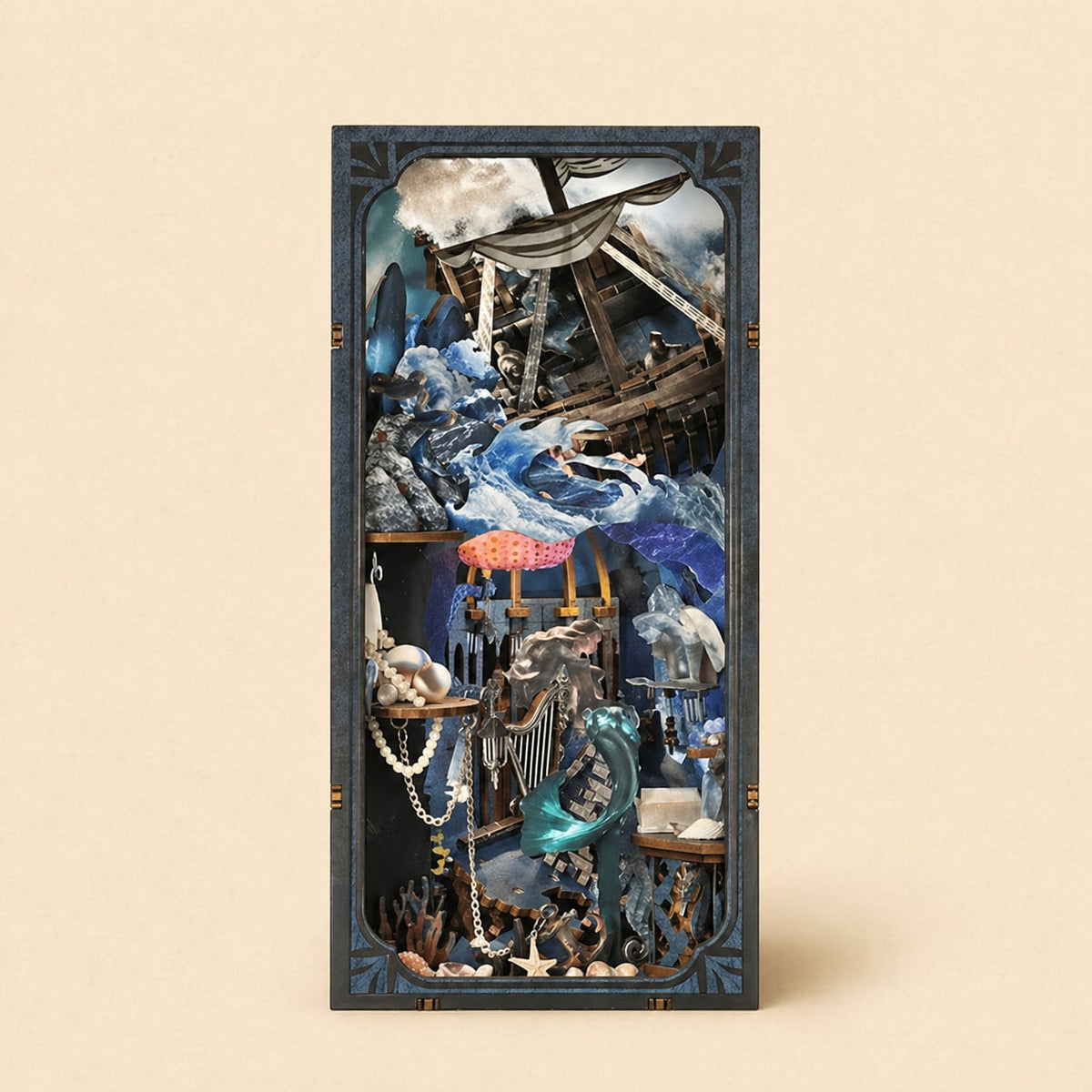 Book Nook - Le Chant des Sirènes · book nook japonais · packshot premium · Nookora