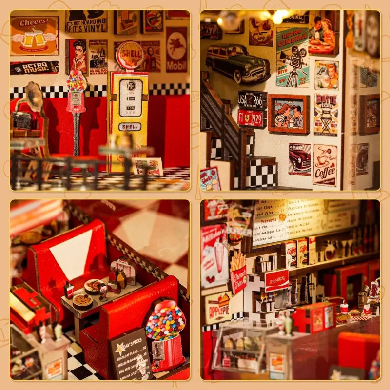 Book Nook - Le Diner Américain · book nook · Nookora