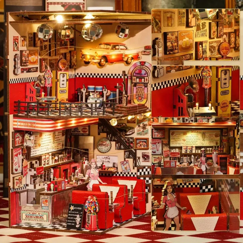 Book Nook - Le Diner Américain · book nook · Nookora