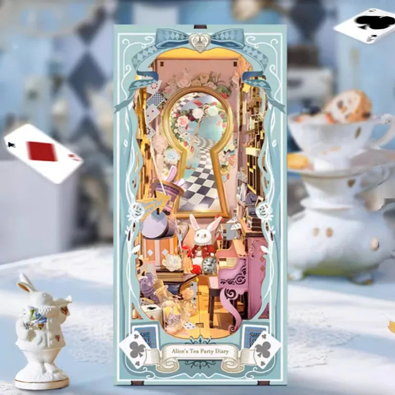 Le Journal du Goûter d'Alice · book nook asie, astronomie miniature à construire · Nookora