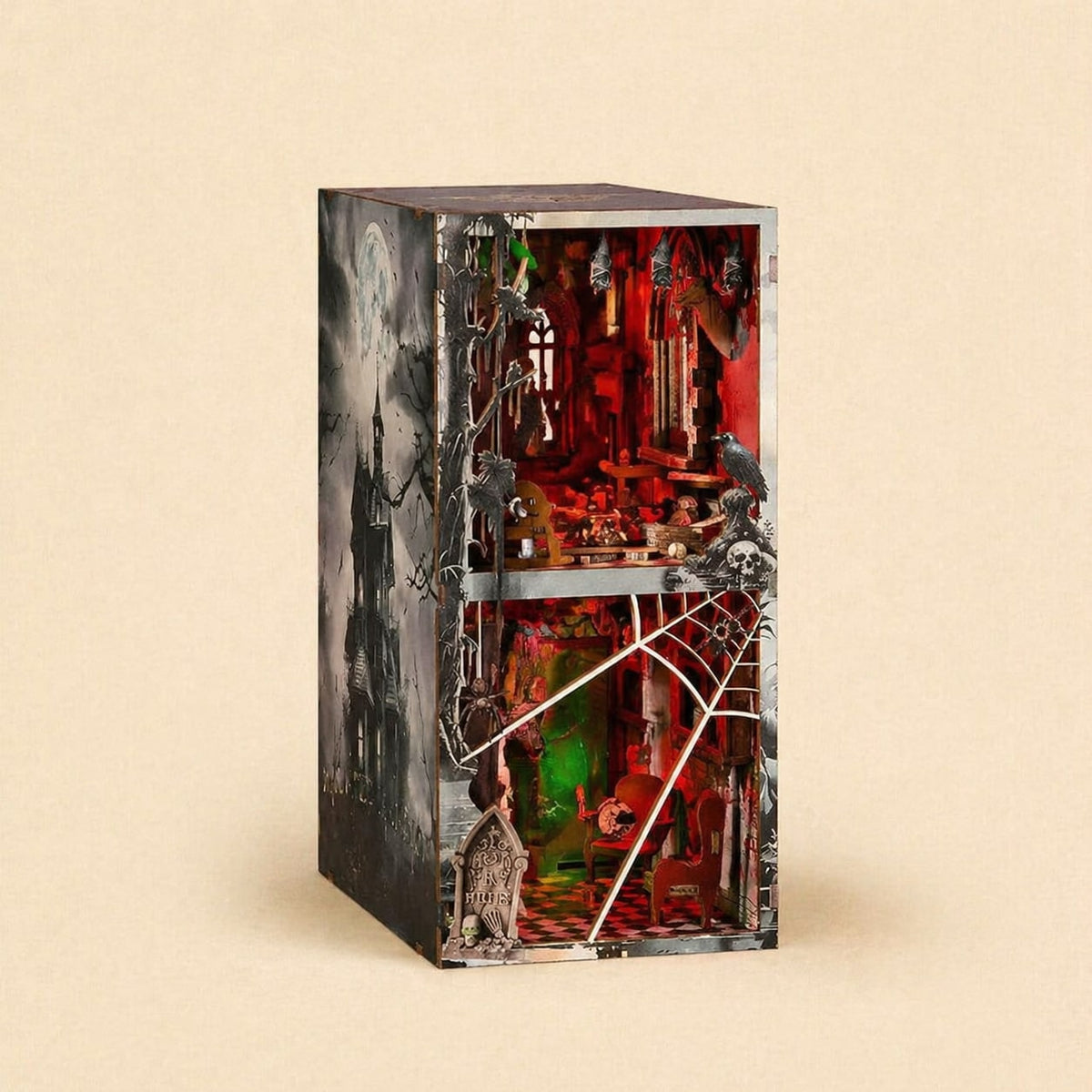 Book Nook - Le Manoir Hanté · book nook japonais · packshot premium · Nookora