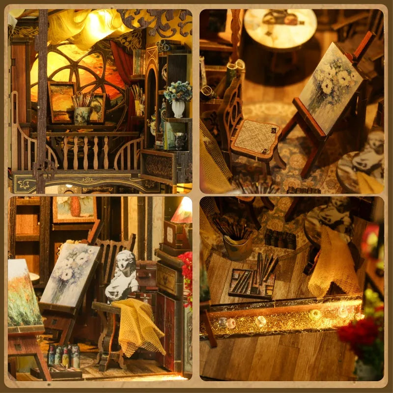 Book Nook - Le Monde dans le Cadre · book nook · Nookora