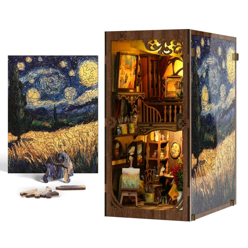 Book Nook - Le Monde dans le Cadre · book nook · Nookora
