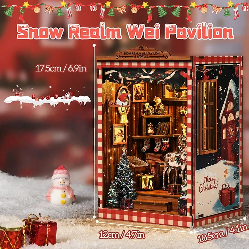 Book Nook - Le Pavillon du Royaume des Neiges · book nook · Nookora