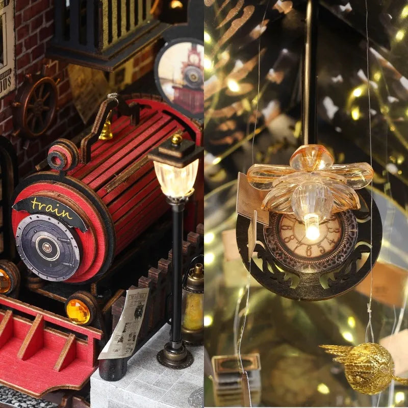 Book Nook - Le Quai du Train Fantastique · book nook · Nookora