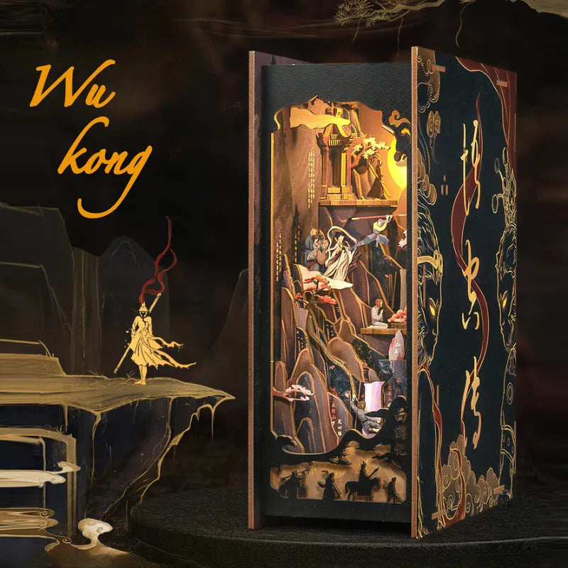 Le Roi Singe · Wukong · book nook asie, astronomie miniature à construire · Nookora