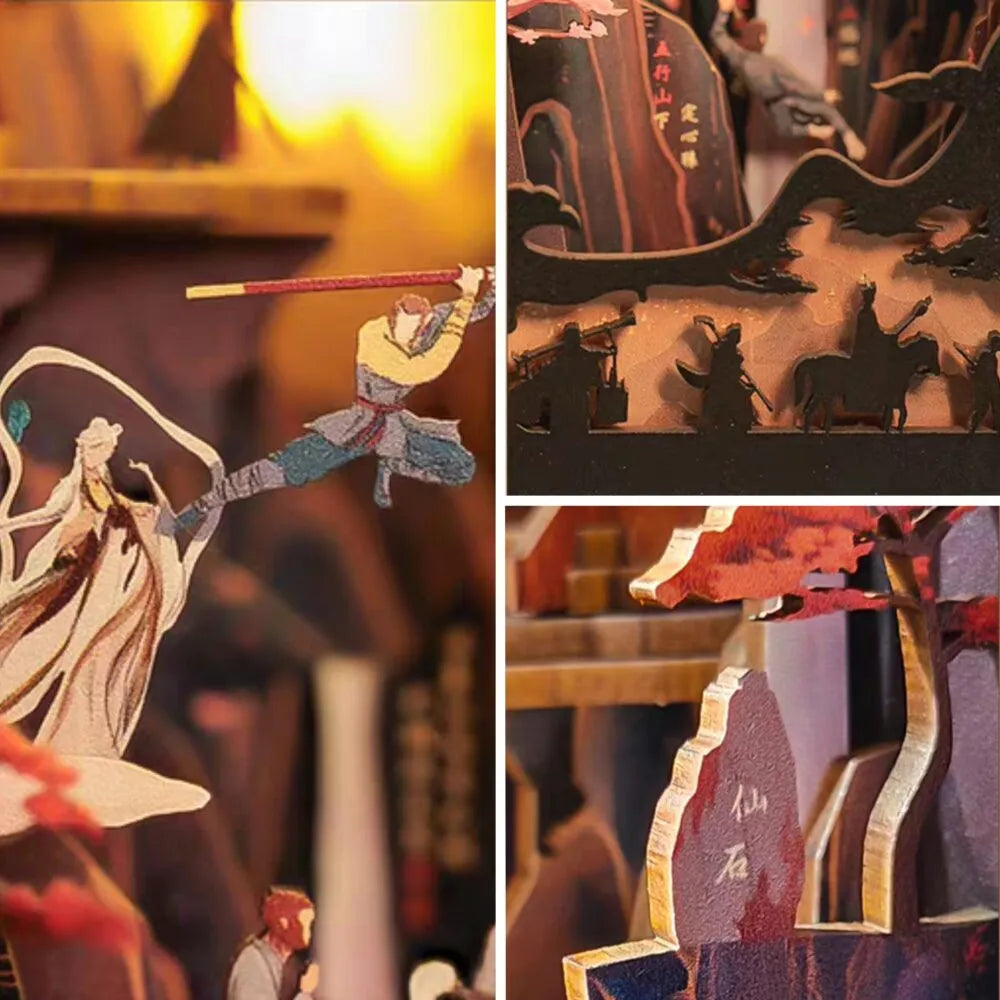 Book Nook - Le Roi Singe · Wukong · book nook · Nookora