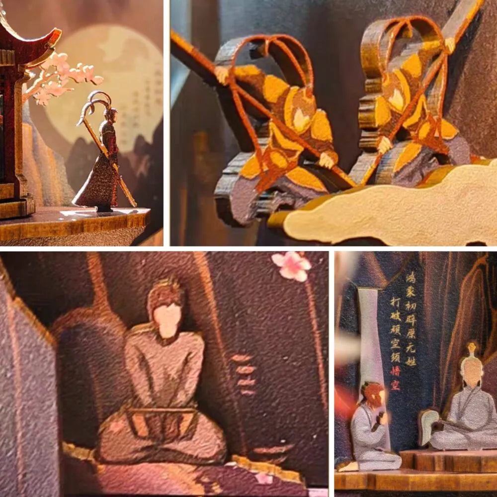 Book Nook - Le Roi Singe · Wukong · book nook · Nookora