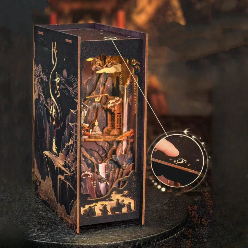 Le Roi Singe · Wukong · kit book nook asie, astronomie · Nookora atelier français