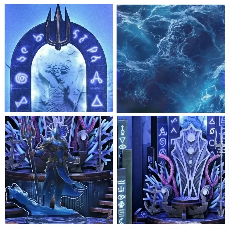 Book Nook - Le Trône d'Eau · book nook · Nookora