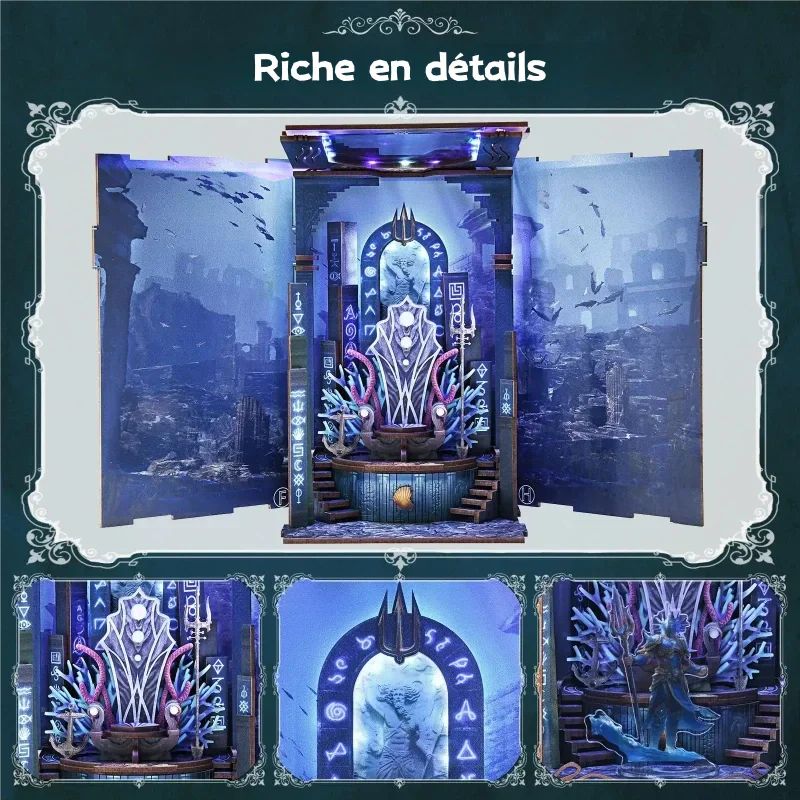 Book Nook - Le Trône d'Eau · book nook · Nookora