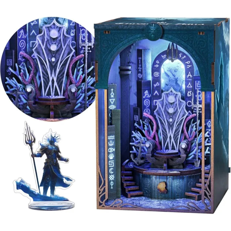 Book Nook - Le Trône d'Eau · book nook · Nookora