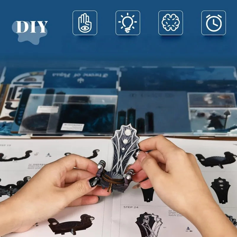 Book Nook - Le Trône d'Eau · book nook · Nookora