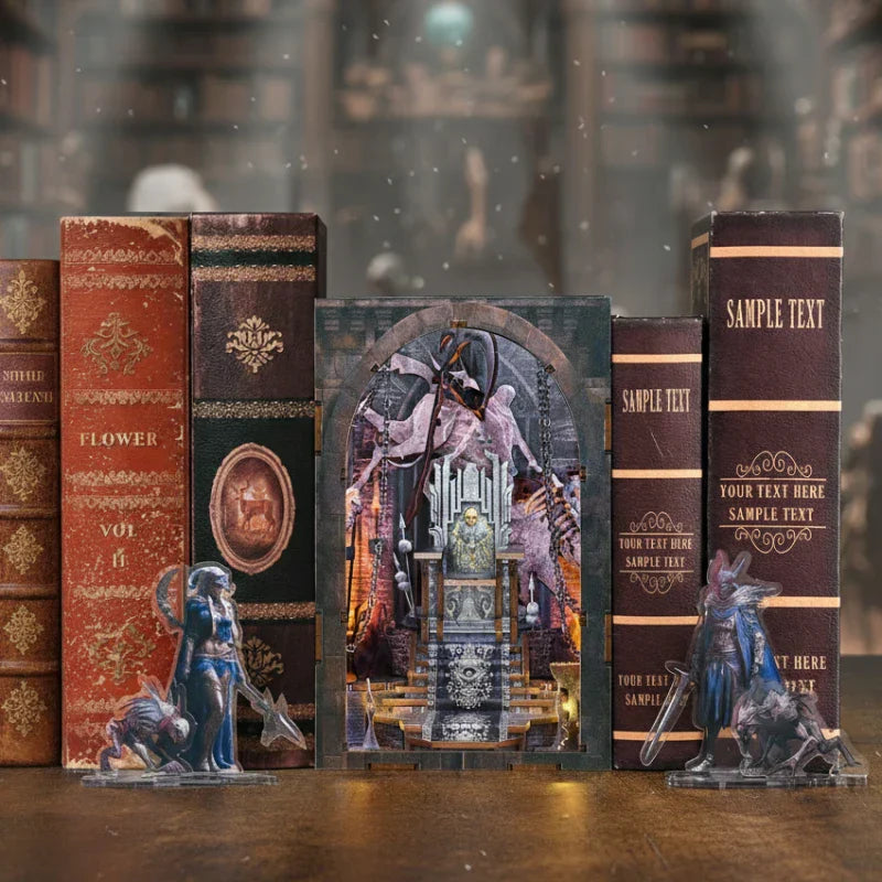 Book Nook - Le Trône d'Os · book nook · Nookora