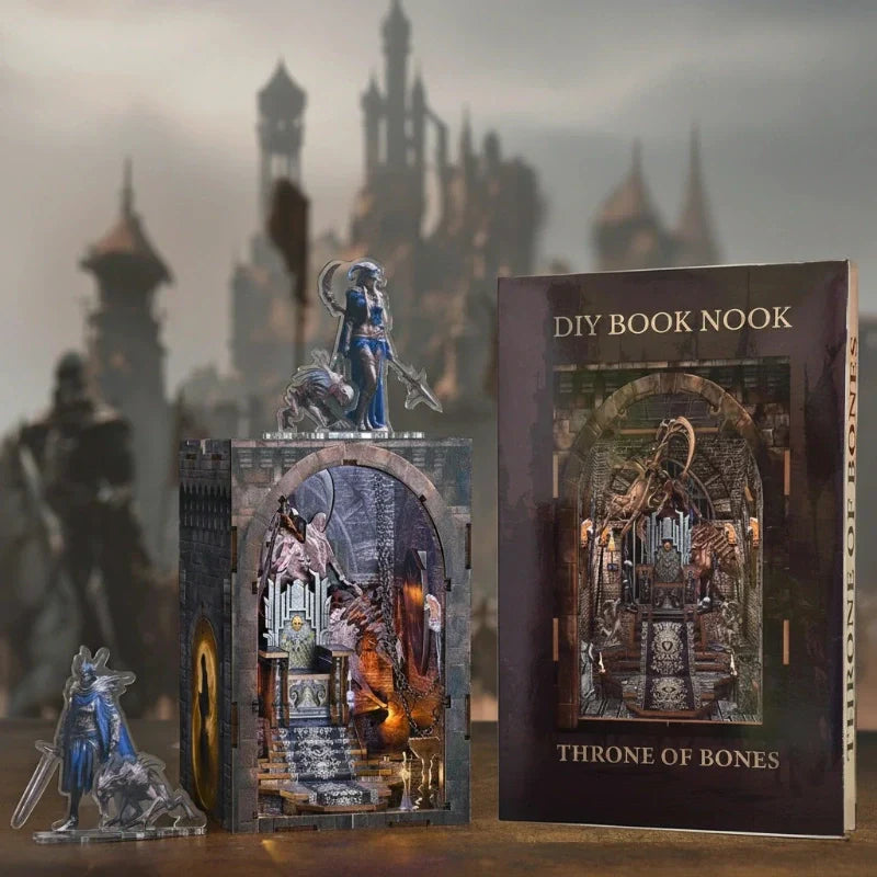 Book Nook - Le Trône d'Os · book nook · Nookora
