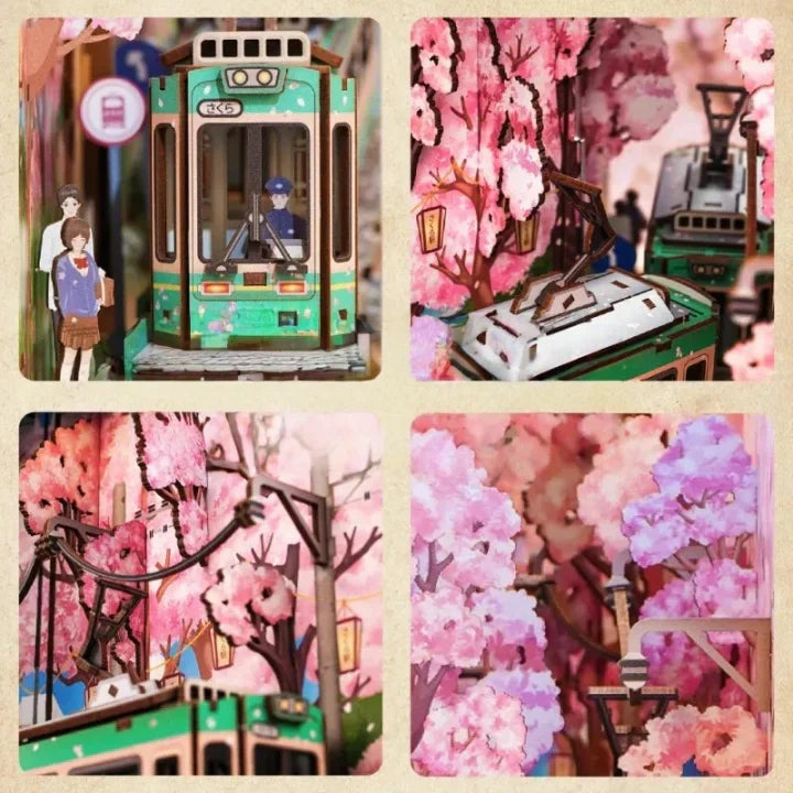 Book Nook - Le Voyage des Sakuras · book nook · Nookora