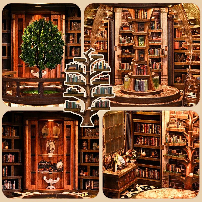 Book Nook - Les Anneaux du Savoir · book nook · Nookora