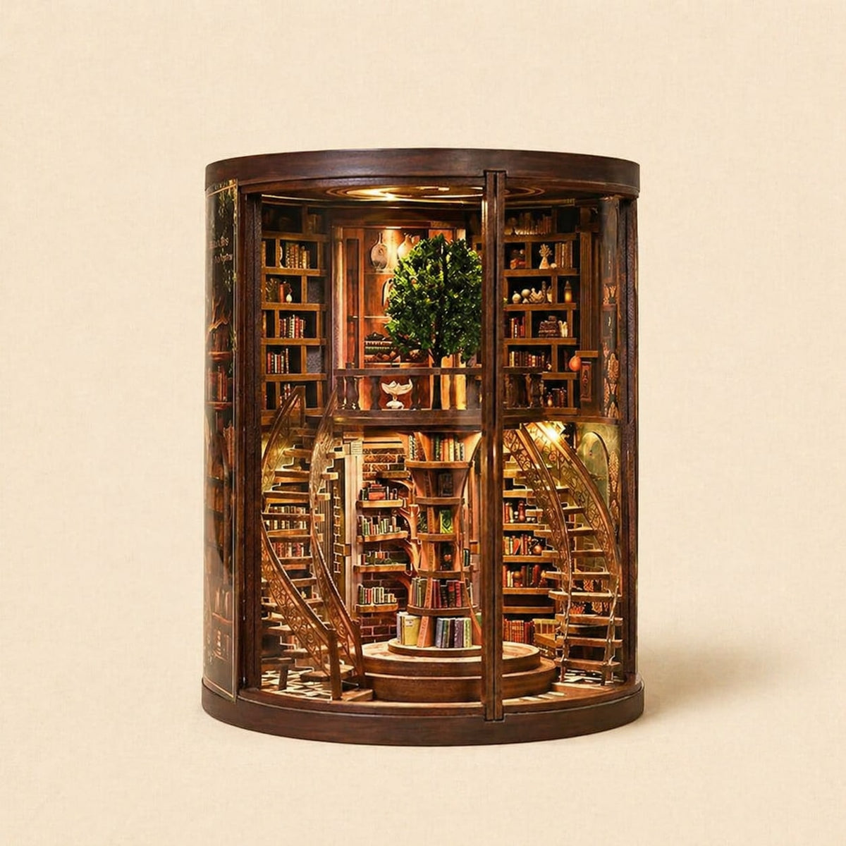 Book Nook - Les Anneaux du Savoir · book nook fantasy · packshot premium · Nookora