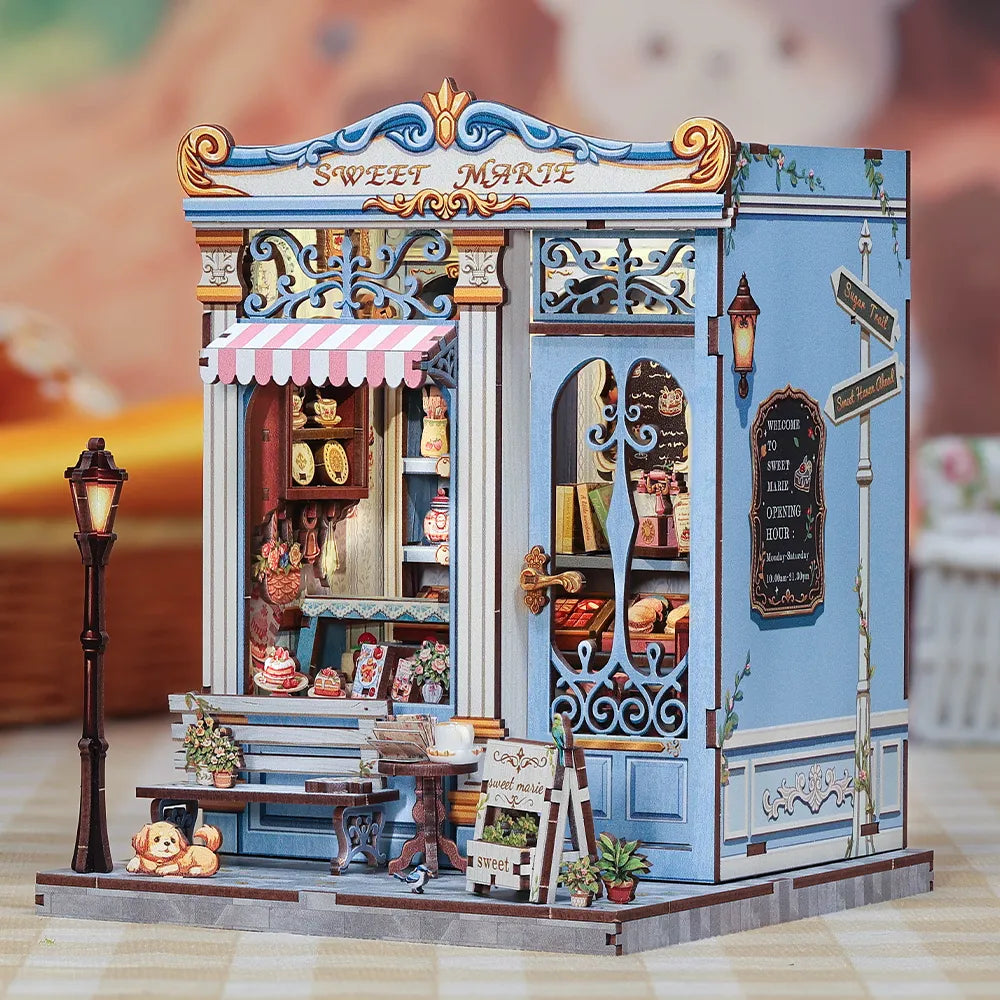 Book Nook - Marie la Douce · maison miniature · book nook · Nookora