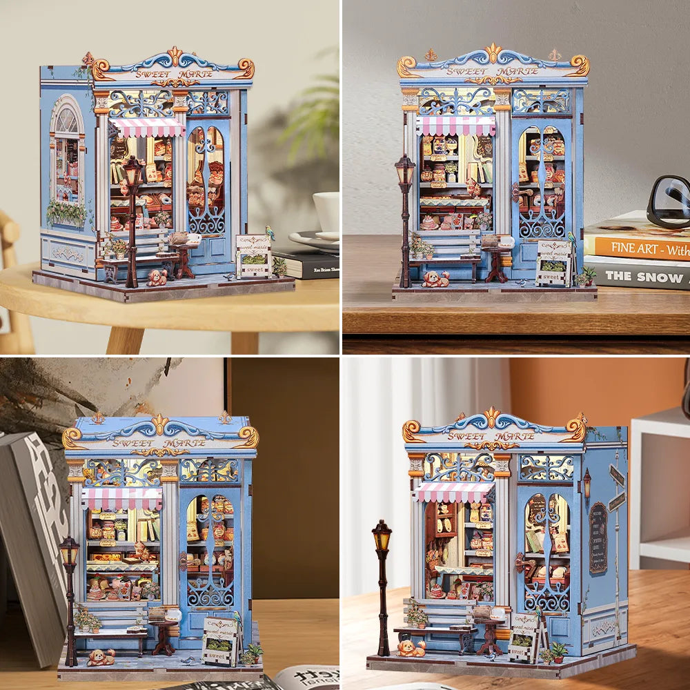 Book Nook - Marie la Douce · maison miniature · book nook · Nookora