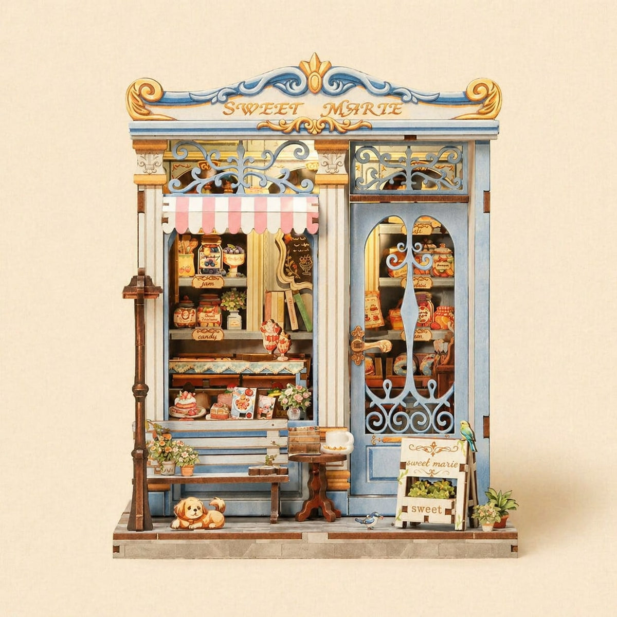 Book Nook - Marie la Douce · maison miniature · book nook japonais · packshot premium · Nookora