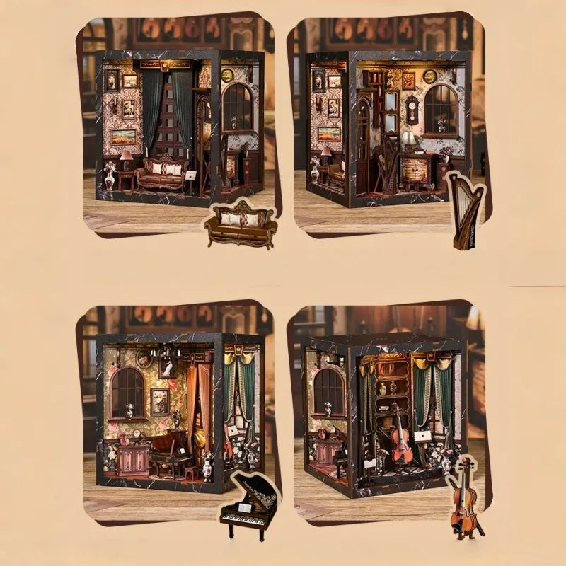 Book Nook - Mélodie d'Europe · book nook · Nookora