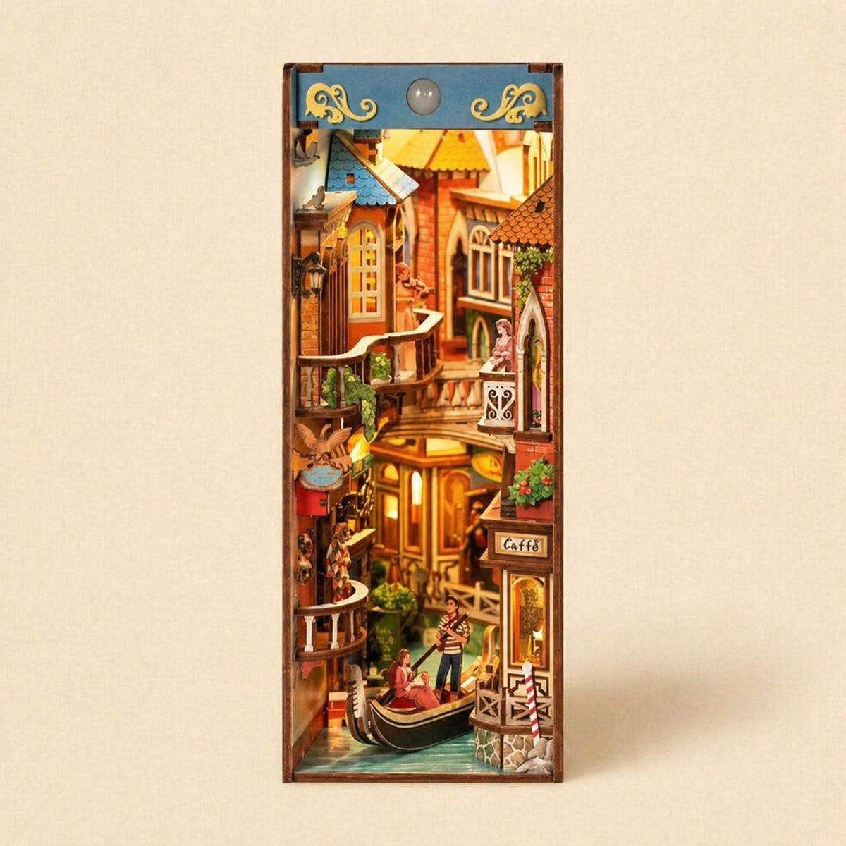 Book Nook - Rêves Vénitiens · book nook fantasy · packshot premium · Nookora