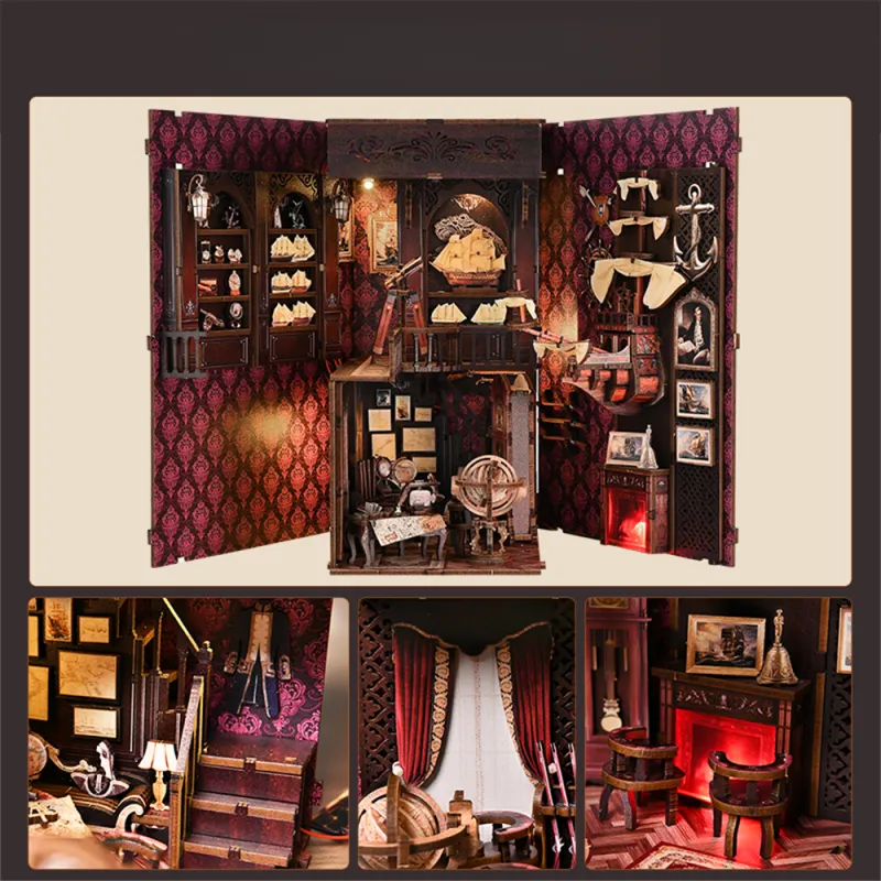 Souvenirs de Voyage · kit book nook amour, astronomie · Nookora atelier français