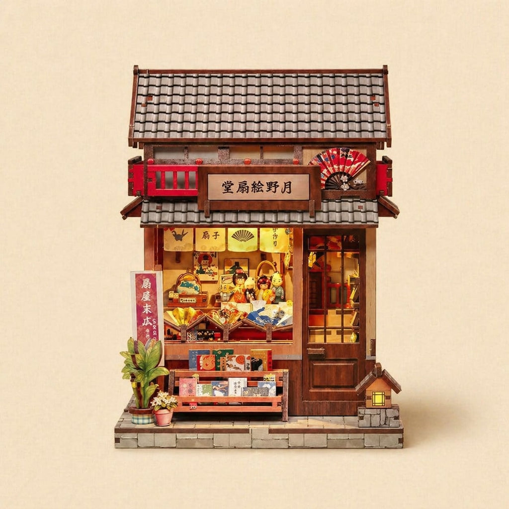 Book Nook - Tsukino Eogi-dou · Pavillon Japonais · book nook japonais · packshot premium · Nookora