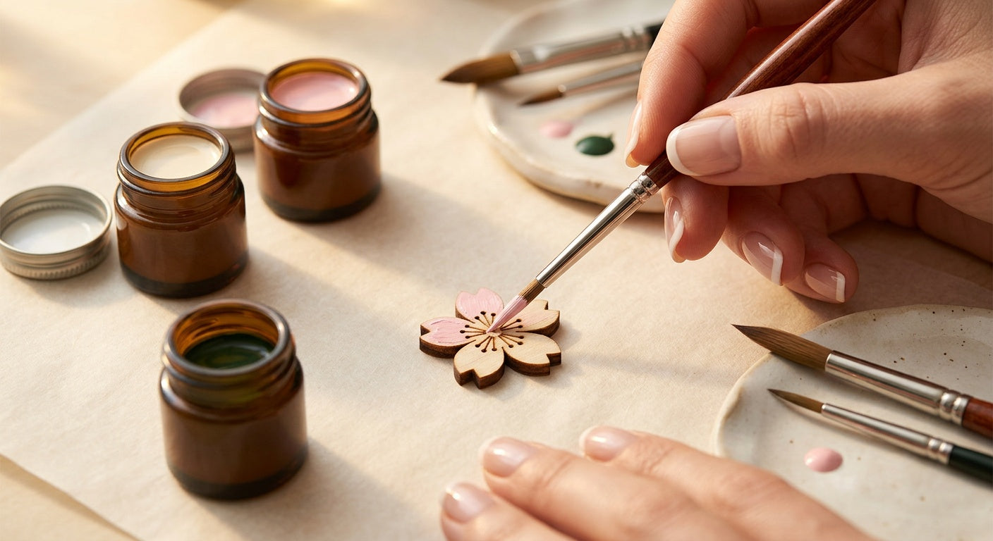 etape 3 peinture pieces bois book nook pinceau fin nookora fc1fdaf8 2feb 4d16 ba09 00bdac72745f · Nookora